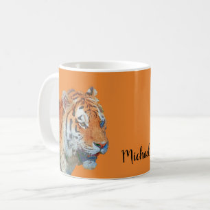 Caneca De Café Animal legal na moda do tigre Siberian