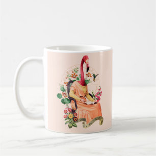 CANECA DE CAFÉ ANIMAL RICO DE FLAMINGO
