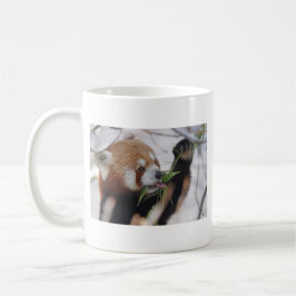 Caneca De Café animal vermelho panda bonito