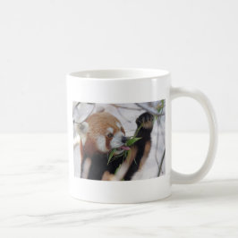 Caneca De Café animal vermelho panda bonito