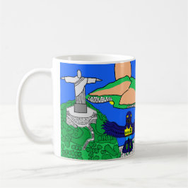 Caneca De Café Animals of the World, Brazil: Hyacinth Macaw