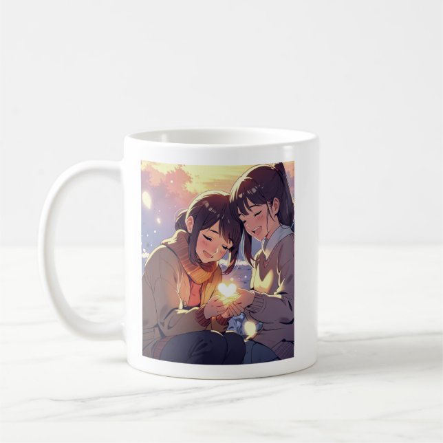 Caneca De Café (Anime - Ação de Graças II) Clássica Mug, 11 oz (Esquerda)