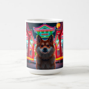 Caneca De Café Anime Akita