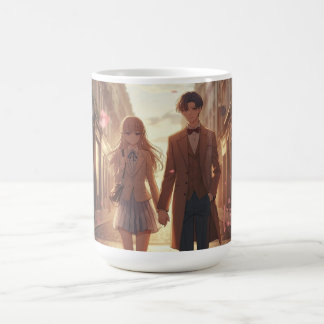 Caneca De Café  Anime Couple Valentine's Day Mug