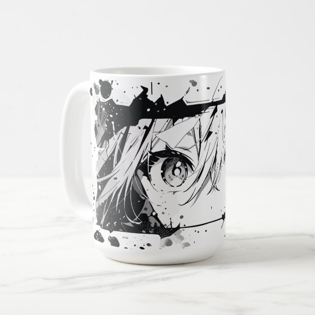Caneca De Café Anime Cup Manga (Frente Esquerda)