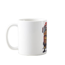 Caneca de Café Anime de Bombeiros Heróicos & Dalma