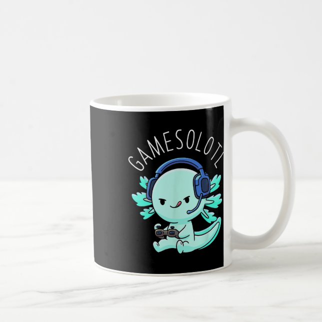 Caneca De Café Anime De Jogador Axolotl Oferece Meninas Kawaii (Direita)