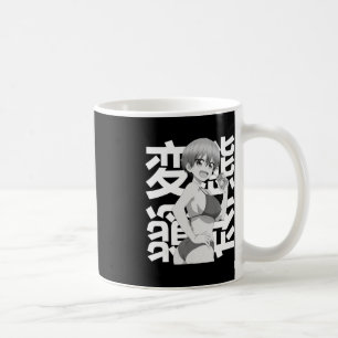 Caneca De Café Anime de Verão Kawaii Lewd Waifu Verão