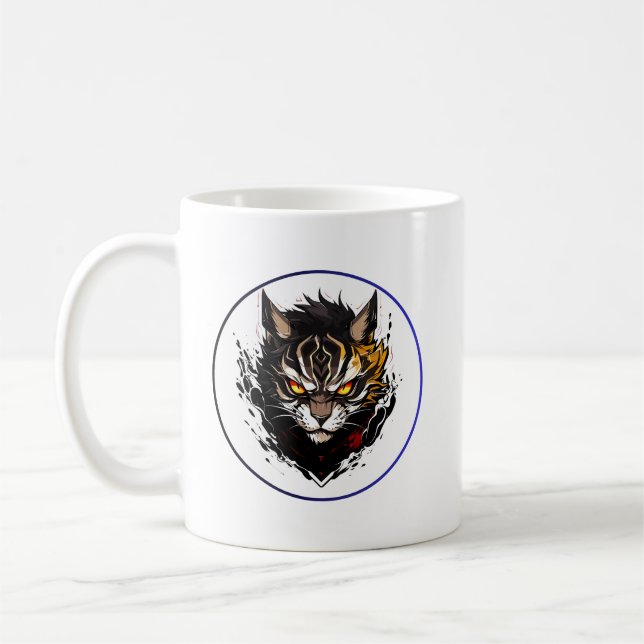 Caneca De Café Anime Fierce Tiger (Esquerda)