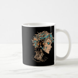 Caneca De Café Anime Manga Motif Blue-eye Illustration Anime