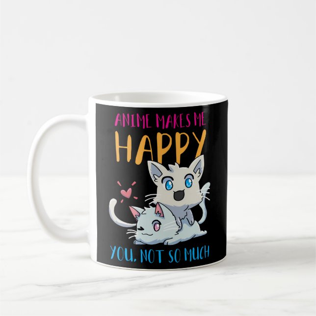 Caneca De Café Anime Neko Cat (Esquerda)