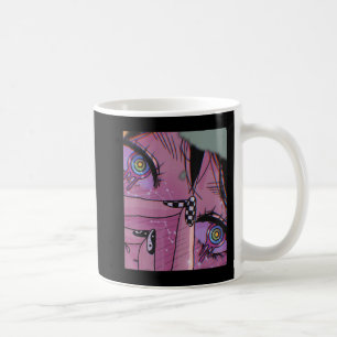 Caneca De Café Anime Olhos Pastel Kawaii Garota Estética Japonesa