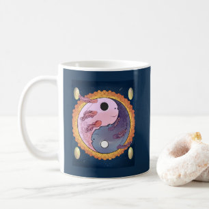 Caneca De Café Anime rosado-rosado-rosado, sob o mar