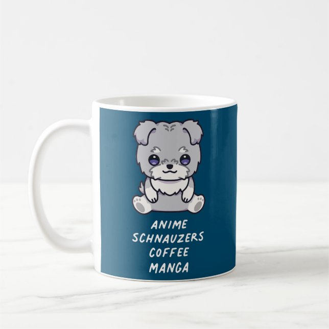 Caneca De Café Anime Schnauzers Café Manga Kawaii Cog Lover (Esquerda)