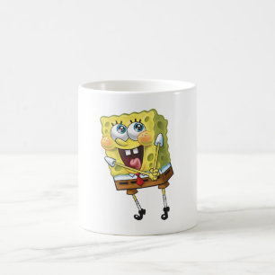Caneca De Café Anime Vibes Mug - Bonita e Legal Charac Sticker-St