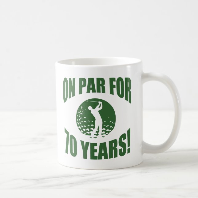 Caneca De Café Aniversário 70 do Golfer (Direita)