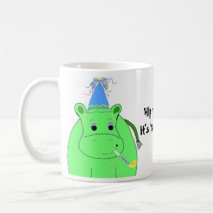 Caneca De Café Aniversário anca do quadril Hooray -