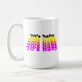 Caneca De Café Aniversário anos 70 presente engraçado nascido 70-