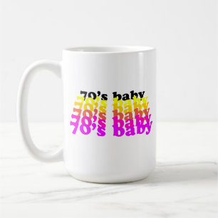Caneca De Café Aniversário anos 70 presente engraçado nascido 70-