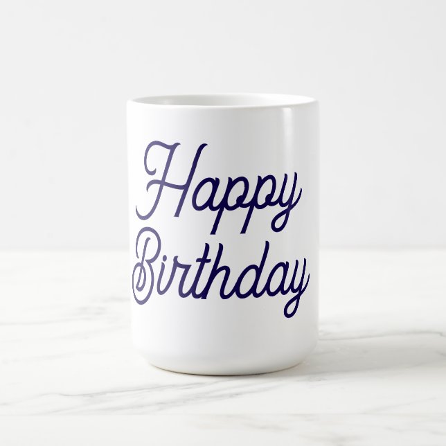Caneca De Café Aniversário Branco (Centro)