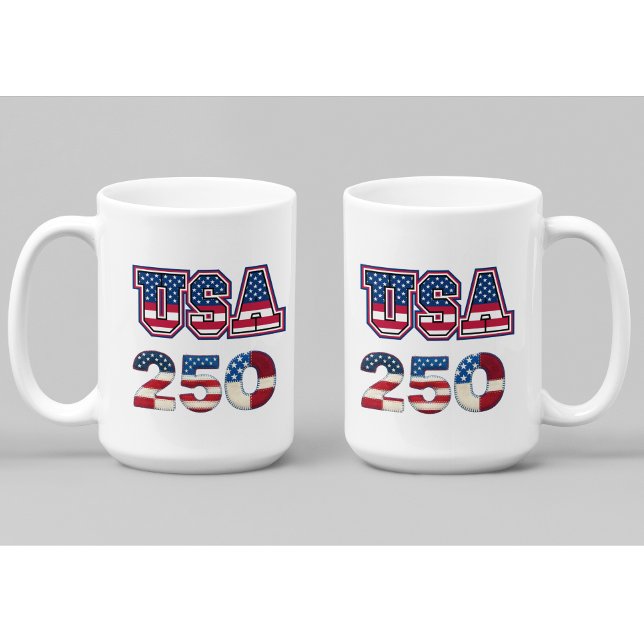 Caneca De Café Aniversário da América 1776–2026 (Criador carregado)