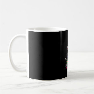 Caneca De Café Aniversário da Árvore de Natal Guitarrista