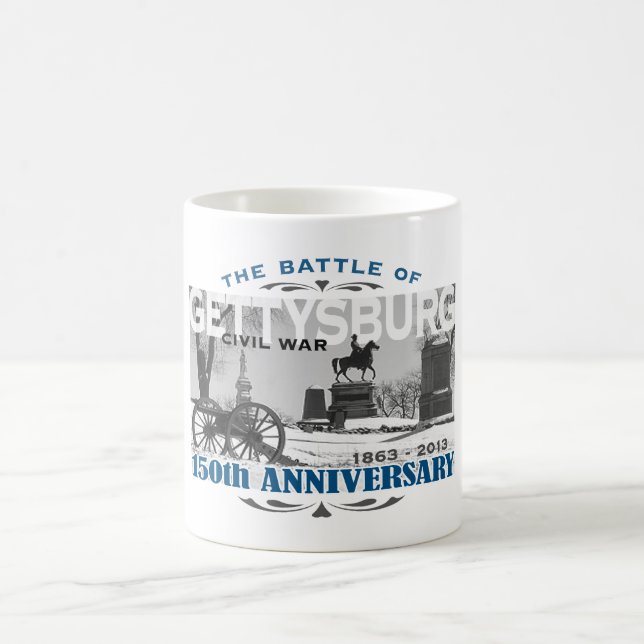 Caneca De Café Aniversário da batalha 150 de Gettysburg (Centro)