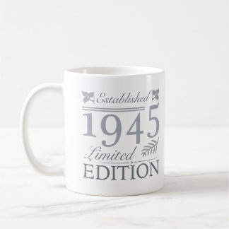Caneca De Café Aniversário da Edição Limitada de 1945