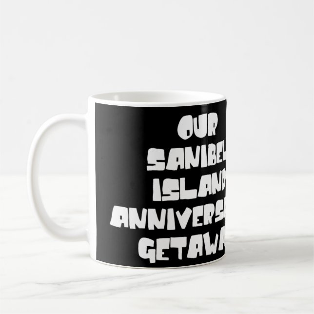 Caneca De Café Aniversário da Ilha Sanibel (Esquerda)