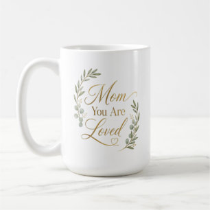 Caneca De Café Aniversário da Mamãe Você É Amada