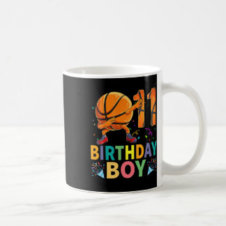Caneca De Café Aniversário de 11 anos Sketll Dabbing Crianças de