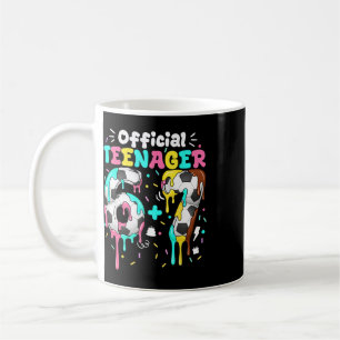 Caneca De Café Aniversário de 13 anos Adolescente Oficial Seis Se
