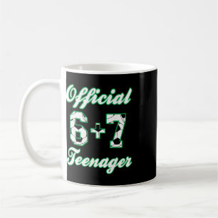 Caneca De Café Aniversário de 13 anos Oficial Adolescente Engraça