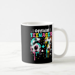 Caneca De Café Aniversário de 13 anos Oficial Adolescente Seis Se