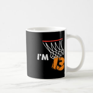 Caneca De Café Aniversário de 13 anos Sketll Estou com 13 anos An