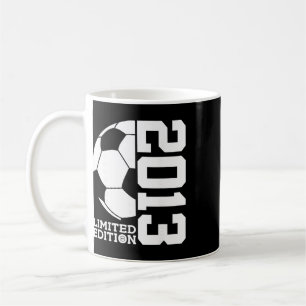 Caneca De Café Aniversário de 13 anos Soccer Limited Edition 2013