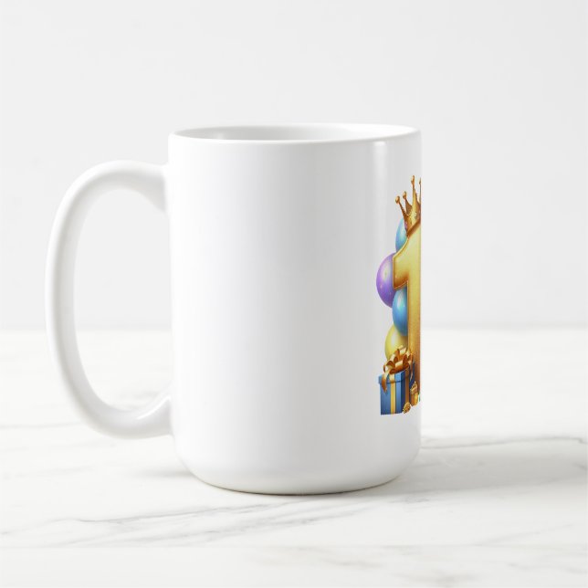 Caneca De Café Aniversário de 14 anos de ouro (Esquerda)