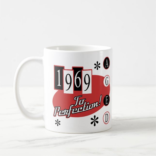 Caneca De Café Aniversário de 1969 (Esquerda)