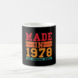 Caneca De Café Aniversário de 1978