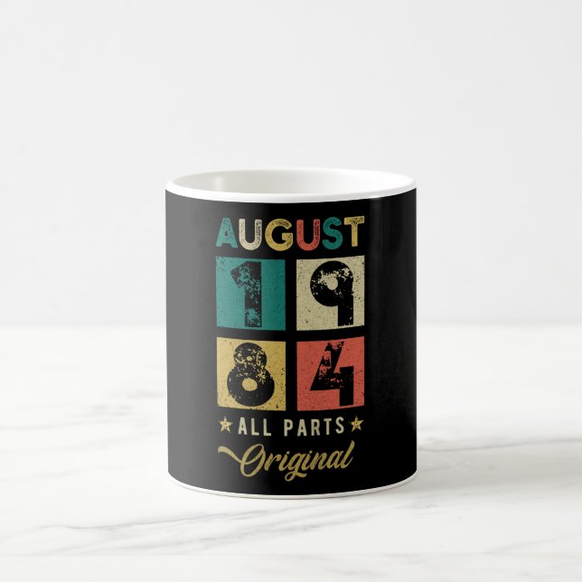 Caneca De Café Aniversário de 1984 (Centro)