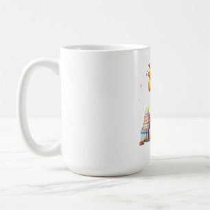 Caneca De Café Aniversário de 1 ano Dourado