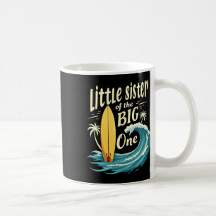 Caneca De Café Aniversário de 1 ano Surfista Irmãzinha do Big One