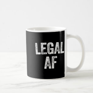 Caneca De Café Aniversário de 21 anos Legal Af Manga Longa