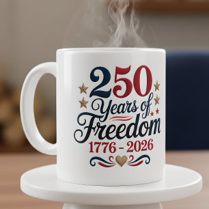 Caneca De Café Aniversário de 250 anos da América