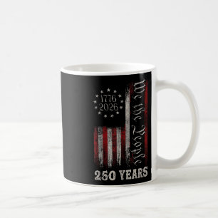 Caneca De Café Aniversário de 250 anos da América Bandeira dos EU