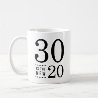 Caneca De Café aniversário de 30 anos Black 30 é o novo 20