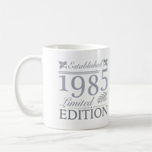 Caneca De Café aniversário de 40 anos da Edição Limitada de 1985