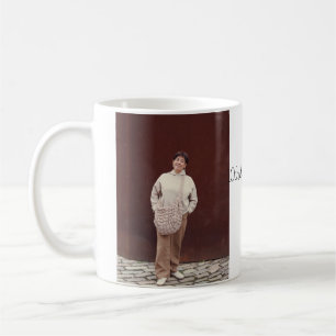 Caneca De Café Aniversário de 40 anos feliz, simples e simples