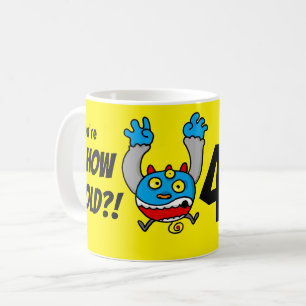 Caneca De Café Aniversário de 40 anos Piada de Idade Engraçada