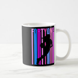 Caneca De Café Aniversário de 41 anos da Mulher Jogadora de Esque